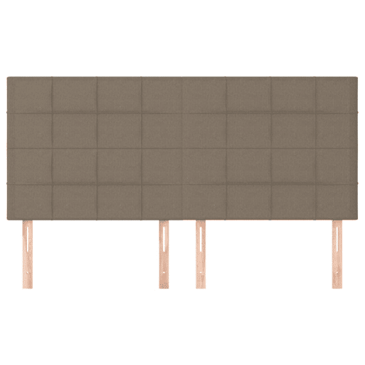 vidaXL Cabeceira Taupe 160x5x118128 cm Tecido