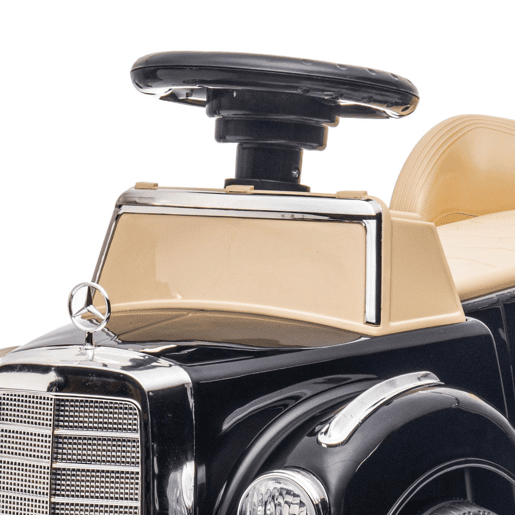 AIYAPLAY Carro Andador com Licença da Mercedes-Benz 300S Carro Andador para Crianças de 18-48 Meses com Armazenamento Volante Sistema Anti-Tombo Carga 25 kg 77,5x41,5x45 cm Preto