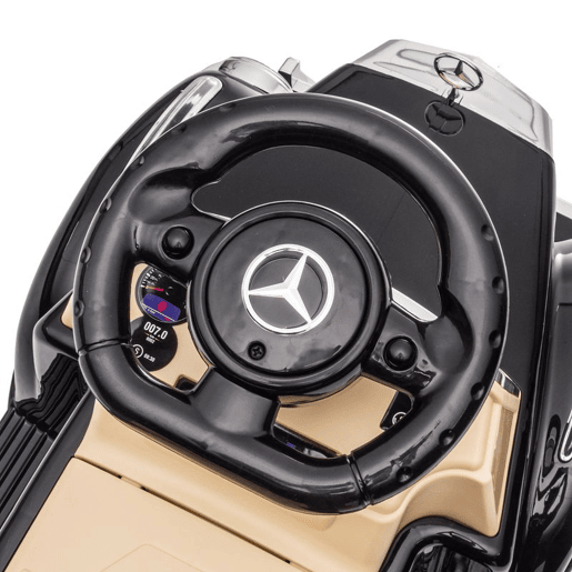 AIYAPLAY Carro Andador com Licença da Mercedes-Benz 300S Carro Andador para Crianças de 18-48 Meses com Armazenamento Volante Sistema Anti-Tombo Carga 25 kg 77,5x41,5x45 cm Preto