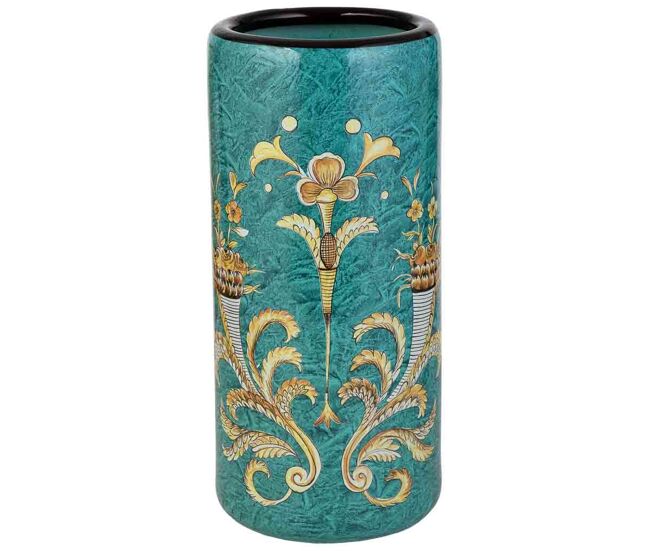 Paraguero de ceramica verde d22x45