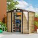 Caseta Jardín Exterior Acero Galvanizado Outsunny Caseta Jardín Exterior Acero Galvanizado Outsunny Marrón