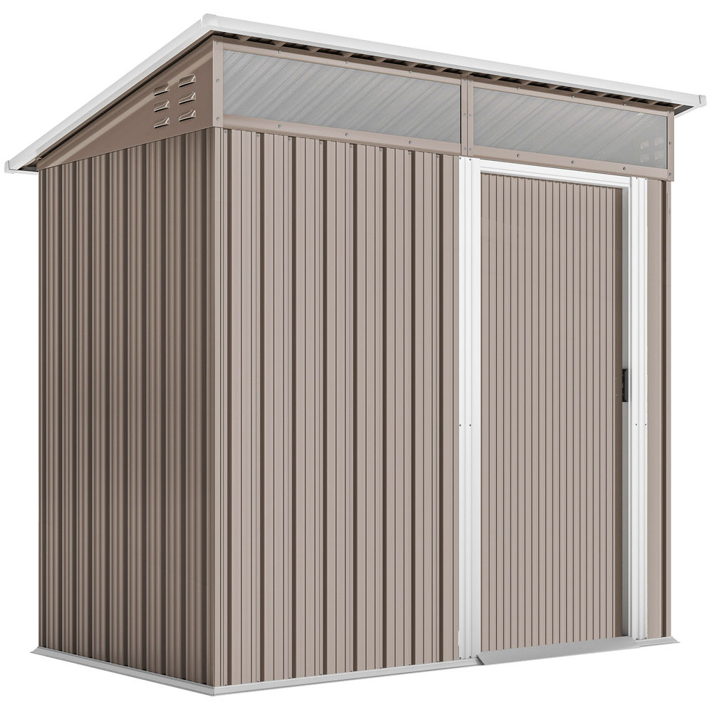 Caseta de Jardín Acero Galvanizado Outsunny