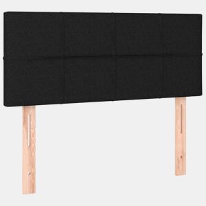 vidaXL Cabeceira de cama tecido 90x5x7888 cm preto