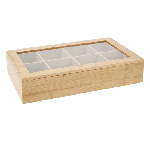 Organizador de chá com 8 compartimentos Well Home