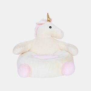 Poltrona unicórnio para crianças, Lulu, Rosa  Branco, 52x58x48 cm