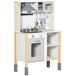 Cocina de Juguete MDF, Pino, PP HOMCOM Cocina de Juguete MDF, Pino, PP HOMCOM Blanco