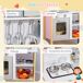Cocina de Juguete MDF, Pino, PP HOMCOM Cocina de Juguete MDF, Pino, PP HOMCOM Blanco
