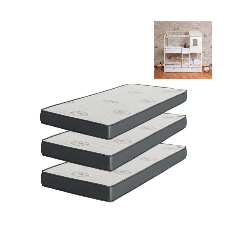 Colchón pack 3 viscoelástico 105x190x20/105x190x15/105x190x15cm