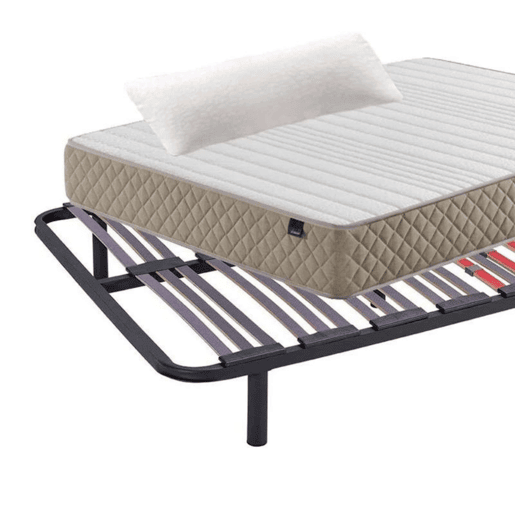 Pacote Poupança Golden Complete Rest 90x180 cm (colchão + base multi-ripas + pés + almofada)
