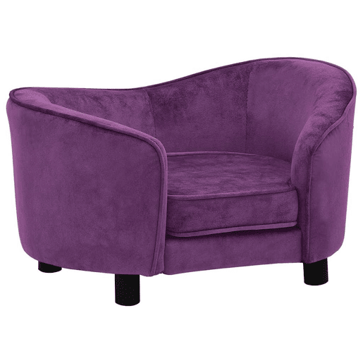 vidaXL Sofá para cães 69x49x40 cm pelúcia bordô vidaXL Sofá para cães 69x49x40 cm pelúcia bordô