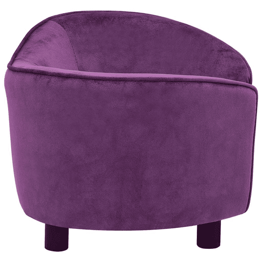 vidaXL Sofá para cães 69x49x40 cm pelúcia bordô vidaXL Sofá para cães 69x49x40 cm pelúcia bordô