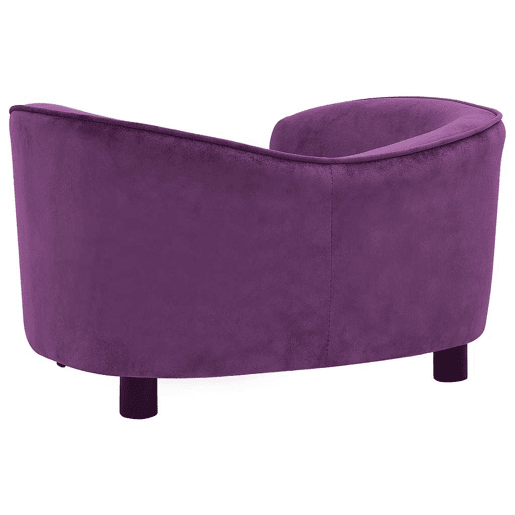 vidaXL Sofá para cães 69x49x40 cm pelúcia bordô vidaXL Sofá para cães 69x49x40 cm pelúcia bordô