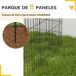 Parque para Perros Metal PawHut Parque para Perros Metal PawHut Negro