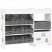 Estantería para Niño MDF, Acero AIYAPLAY Estantería para Niño MDF, Acero AIYAPLAY Blanco
