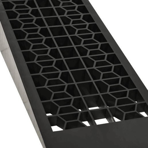 HOMCOM Conjunto de 2 Rampas de Plástico para Automóveis, Rampas Portáteis com Capacidade até 3 Toneladas para Carros, SUVs e Pequenas Carrinhas, Antiderrapantes e Estáveis, 70x19,5 cm, Preto