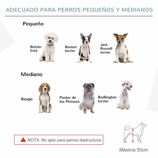 PawHut Barreira para Cães Dobrável Barreira para Cães Pequenos e Médios de 4 Painéis com Porta Barreira de Segurança em Madeira para Escadas e Corredores 237,5x36x80 cm Branco