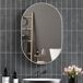 Espejo de Baño Vidrio, Aleación de Aluminio HOMCOM, hogar - baño Espejo de Baño Vidrio, Aleación de Aluminio HOMCOM, hogar - baño Gris