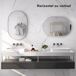 Espejo de Baño Vidrio, Aleación de Aluminio HOMCOM, hogar - baño Espejo de Baño Vidrio, Aleación de Aluminio HOMCOM, hogar - baño Gris