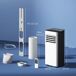 Aire Acondicionado Portátil Plástico HOMCOM Aire Acondicionado Portátil Plástico HOMCOM Blanco