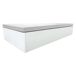 Cama Canapé Base Tapizada 190x90 Cama Canapé Base Tapizada 190x90 Blanco