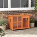 Caseta para Perros Madera de Abeto, Polimetilmetacrilato PawHut Caseta para Perros Madera de Abeto, Polimetilmetacrilato PawHut Naranja