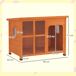 Caseta para Perros Madera de Abeto, Polimetilmetacrilato PawHut Caseta para Perros Madera de Abeto, Polimetilmetacrilato PawHut Naranja