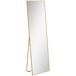 Espejo Cuerpo Entero Vidrio Templado, Aleación de Aluminio HOMCOM Espejo Cuerpo Entero Vidrio Templado, Aleación de Aluminio HOMCOM Dorado