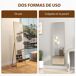 Espejo Cuerpo Entero Vidrio Templado, Aleación de Aluminio HOMCOM Espejo Cuerpo Entero Vidrio Templado, Aleación de Aluminio HOMCOM Dorado