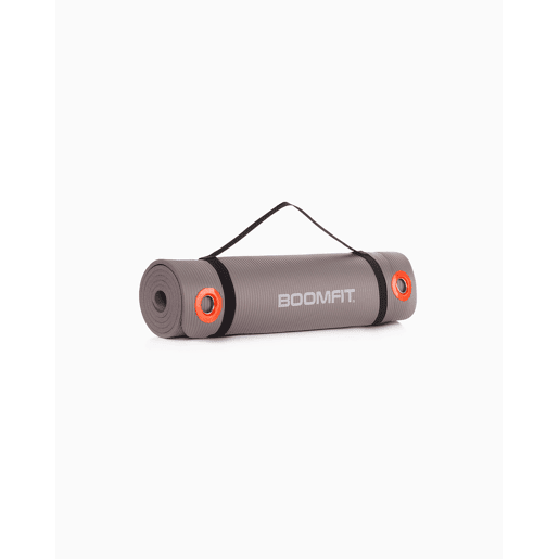 Tapete de Pilates NBR 1cm Cinzento - BOOMFIT