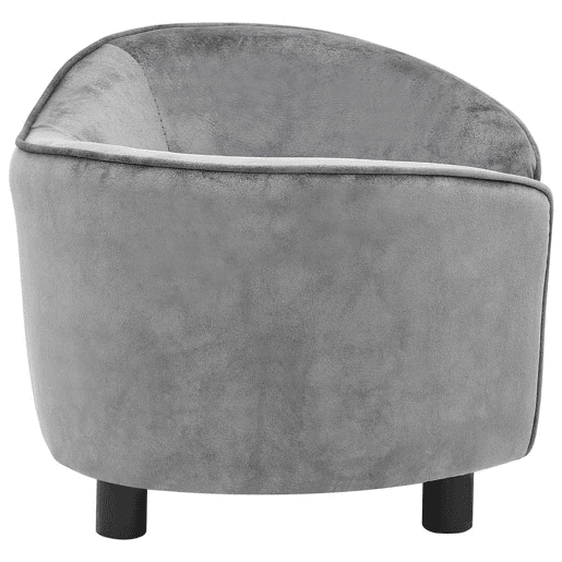 vidaXL Sofá para cães 69x49x40 cm pelúcia cinzento vidaXL Sofá para cães 69x49x40 cm pelúcia cinzento