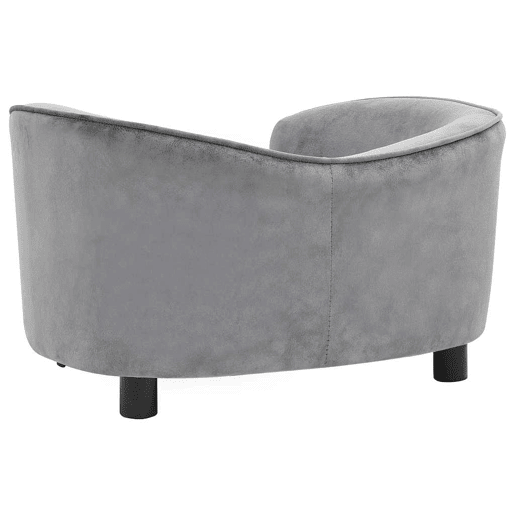 vidaXL Sofá para cães 69x49x40 cm pelúcia cinzento vidaXL Sofá para cães 69x49x40 cm pelúcia cinzento