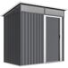 Caseta de Jardín Acero Galvanizado Outsunny Caseta de Jardín Acero Galvanizado Outsunny Gris