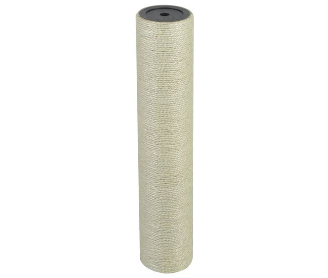 Vidaxl poste rascador para gatos 8x40 cm 10 mm beige