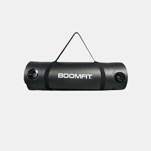 Tapete de Pilates NBR 1,5cm Preto - BOOMFIT