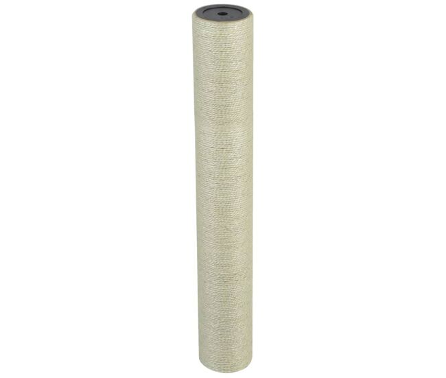 Vidaxl poste rascador para gatos 8x55 cm 10 mm beige