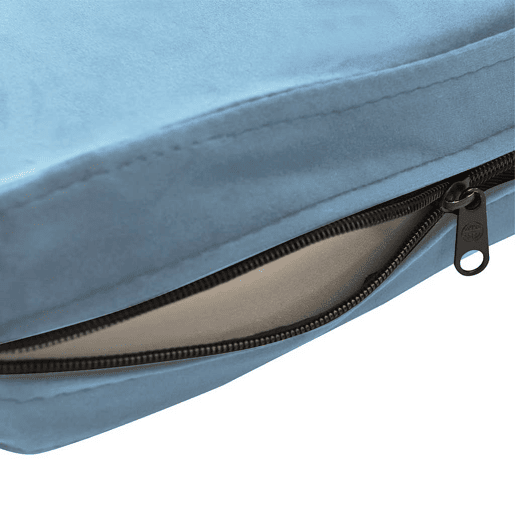 vidaXL Sofá para cães 72x45x30 cm pelúcia turquesa