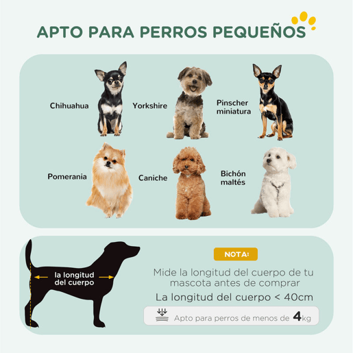 PawHut Jaula Dobrável para Cães Pequenos com Almofada, 2 Portas, Tabuleiro Removível e Estrutura Metálica, 60x45x50 cm, Preto e Bege