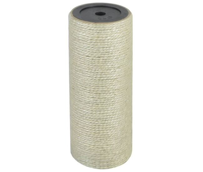 Vidaxl poste rascador para gatos 8x20 cm 10 mm beige