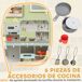 Cocina de Juguete MDF AIYAPLAY Cocina de Juguete MDF AIYAPLAY Blanco
