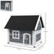 Casa para Gato Madera de Abeto PawHut Casa para Gato Madera de Abeto PawHut Gris