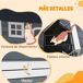 Casa para Gato Madera de Abeto PawHut Casa para Gato Madera de Abeto PawHut Gris