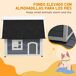 Casa para Gato Madera de Abeto PawHut Casa para Gato Madera de Abeto PawHut Gris
