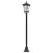 Farol Solar Plástico Outsunny Farol Solar Plástico Outsunny Negro