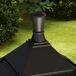 Farol Solar Plástico Outsunny Farol Solar Plástico Outsunny Negro