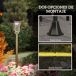 Farol Solar Plástico Outsunny Farol Solar Plástico Outsunny Negro