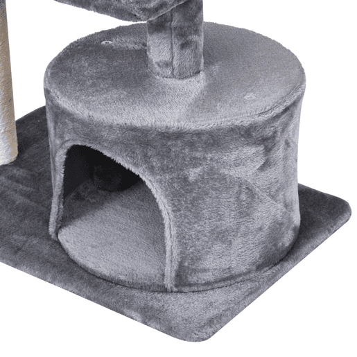 PawHut Conjunto para Animais de Estimação Inclui 1 Arranhador para Gatos com Altura de 81 cm e 1 Caixa de Areia para Gatos com Bandeja Removível e Pá, 47x45x42 cm Cinza PawHut Conjunto para Animais de Estimação Inclui 1 Arranhador para Gatos com Altura de 81 cm e 1 Caixa de Areia para Gatos com Bandeja Removível e Pá, 47x45x42 cm Cinza