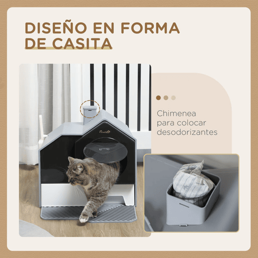 PawHut Conjunto para Animais de Estimação Inclui 1 Arranhador para Gatos com Altura de 81 cm e 1 Caixa de Areia para Gatos com Bandeja Removível e Pá, 47x45x42 cm Cinza PawHut Conjunto para Animais de Estimação Inclui 1 Arranhador para Gatos com Altura de 81 cm e 1 Caixa de Areia para Gatos com Bandeja Removível e Pá, 47x45x42 cm Cinza