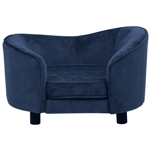 vidaXL Sofá para cães 69x49x40 cm pelúcia azul vidaXL Sofá para cães 69x49x40 cm pelúcia azul