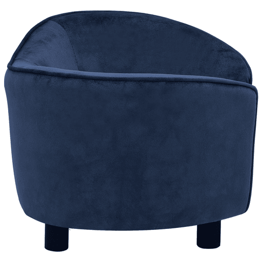 vidaXL Sofá para cães 69x49x40 cm pelúcia azul vidaXL Sofá para cães 69x49x40 cm pelúcia azul