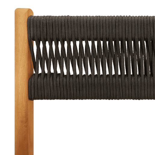 vidaXL Cadeiras de jardim dobráveis 4 pcs madeira acácia maciça preto
